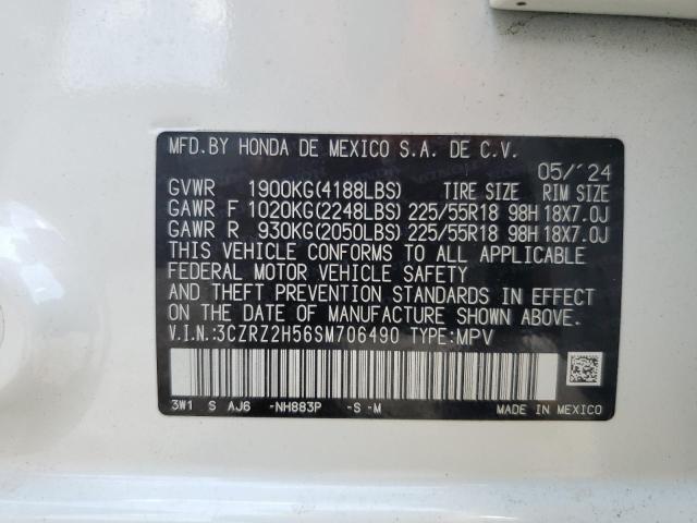 2025 HONDA HR-V SPORT 3CZRZ2H56SM706490