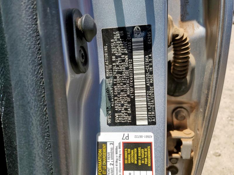 2016 TOYOTA CAMRY LE 4T1BF1FK4GU229012
