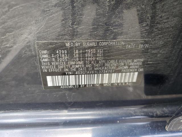 2020 SUBARU IMPREZA PR 4S3GTAV61L3734707