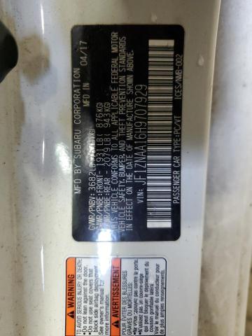 2017 TOYOTA 86 BASE - JF1ZNAA16H9707929