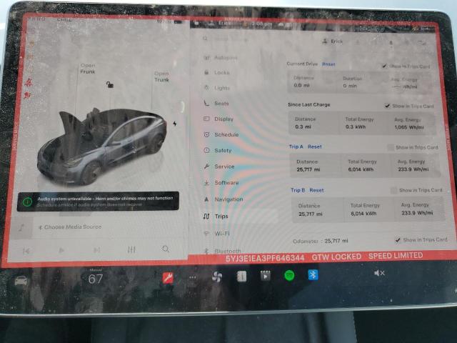 2023 TESLA MODEL 3 5YJ3E1EA3PF646344