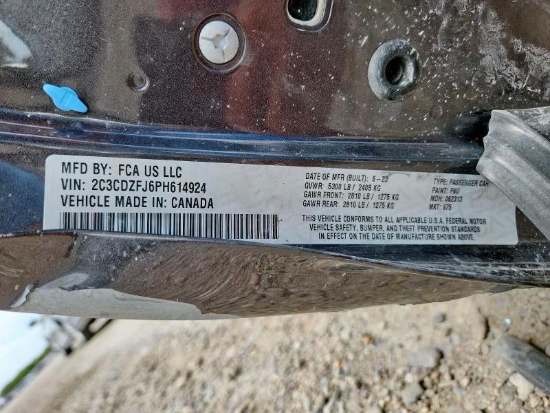 2023 DODGE CHALLENGER 2C3CDZFJ6PH614924