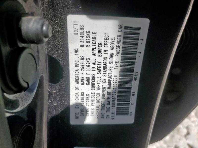 2012 ACURA TL - 19UUA8F52CA002770