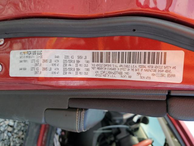 2017 JEEP CHEROKEE S 1C4PJLAB4HW577488