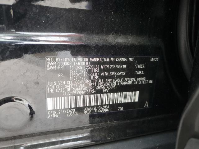 2021 TOYOTA RAV4 XLE P 2T3C1RFV8MW158234