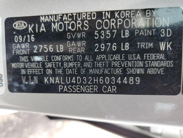 2017 KIA K900 KNALU4D32H6034489