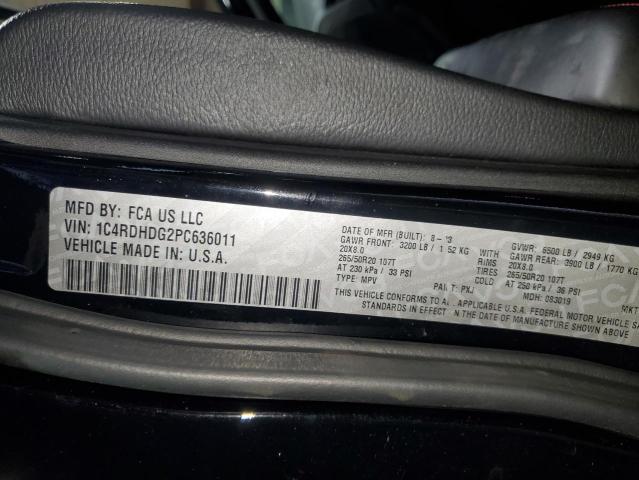 2023 DODGE DURANGO GT 1C4RDHDG2PC636011