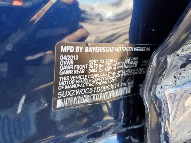 2013 BMW X5 XDRIVE3 - 5UXZW0C51D0B93814