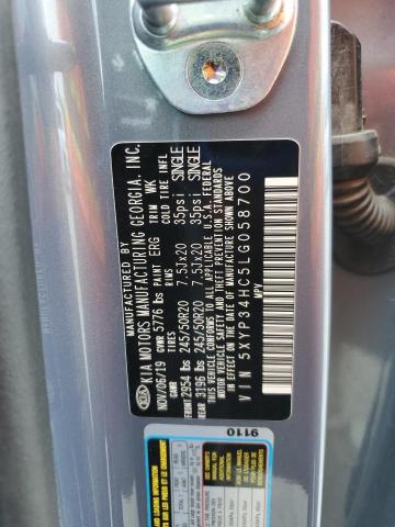 2020 KIA TELLURIDE 5XYP34HC5LG058700