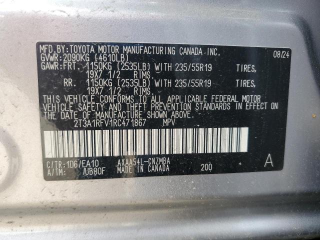 2024 TOYOTA RAV4 XLE P 2T3A1RFV1RC471867