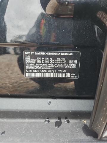 2022 BMW X5 XDRIVE4 5UXCR6C05N9K78721