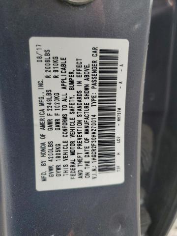 2017 HONDA ACCORD LX - 1HGCR2F30HA270014