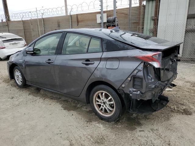 TOYT PRIUS 2018 gray  hybrid engine JTDKBRFU4J3058128 photo #3