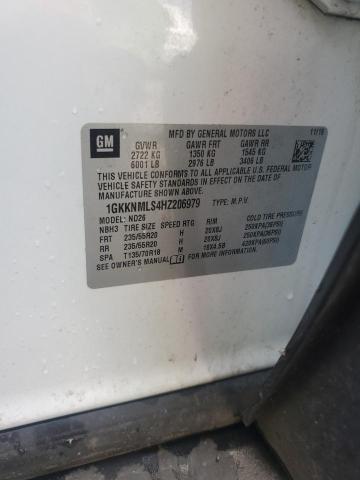 2017 GMC ACADIA SLT-1 1GKKNMLS4HZ206979