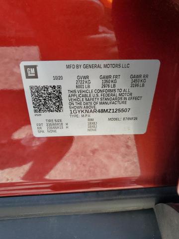 2021 CADILLAC XT5 LUXURY 1GYKNAR48MZ125507