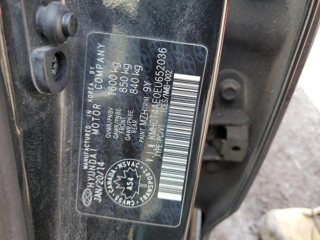 2014 HYUNDAI ACCENT GLS - KMHCT4AE0EU652036