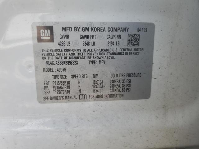 2019 BUICK ENCORE PRE - KL4CJASB5KB898823