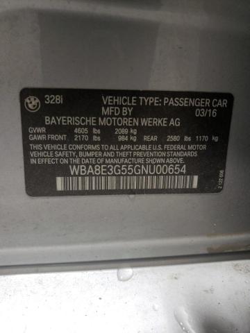 2016 BMW 328 XI SUL WBA8E3G55GNU00654