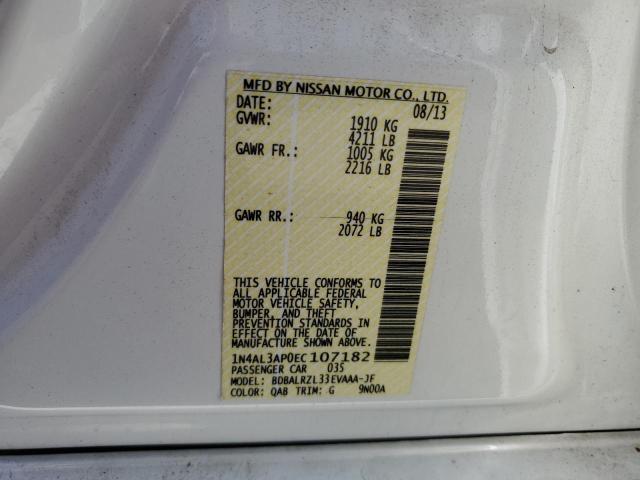 2014 NISSAN ALTIMA 2.5 - 1N4AL3AP0EC107182