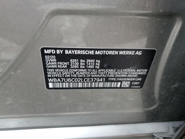 2020 BMW M760 XI WBA7U6C02LCE37941