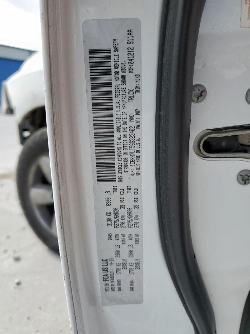 2016 RAM 1500 SLT 1C6RR7LT5GS323462