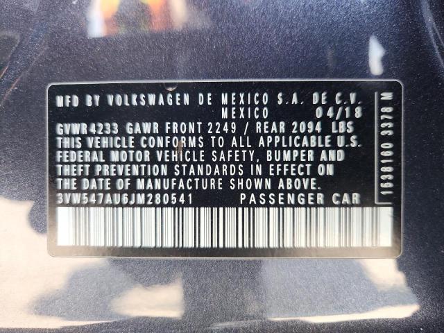 2018 VOLKSWAGEN GTI S 3VW547AU6JM280541