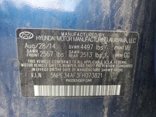 2015 HYUNDAI SONATA SPO 5NPE34AF3FH073821