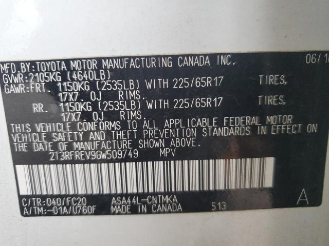 2016 TOYOTA RAV4 XLE - 2T3RFREV9GW509749