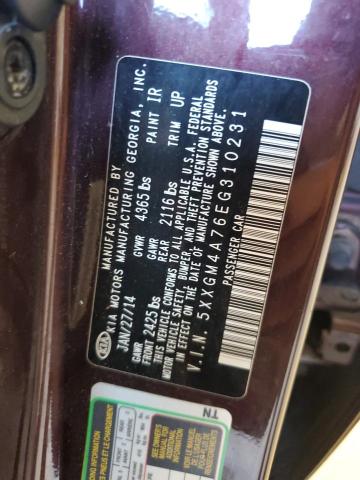 2014 KIA OPTIMA LX - 5XXGM4A76EG310231