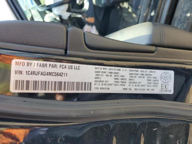2021 JEEP GRAND CHEROKEE LAREDO 1C4RJFAG4MC564211