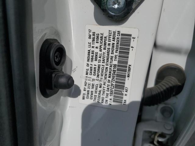 2017 HONDA CIVIC EX 19XFC2F72HE048166