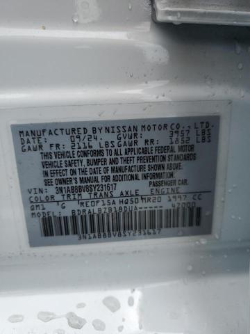 2025 NISSAN SENTRA S - 3N1AB8BV8SY231617