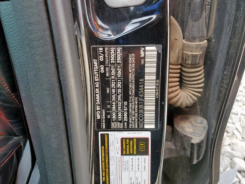 2018 MERCEDES-BENZ GLC COUPE WDC0J8JB1JF434416