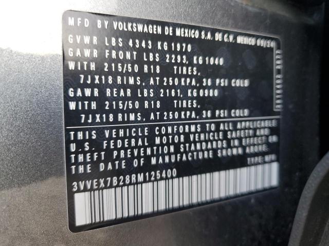 2024 VOLKSWAGEN TAOS SE 3VVEX7B28RM125400