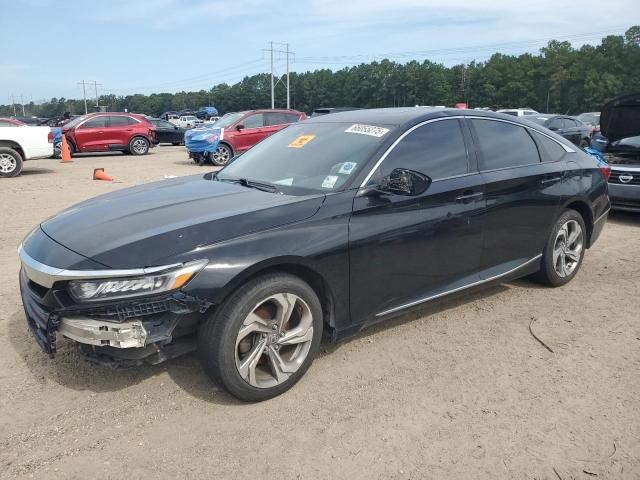 HONDA ACCORD EX 2018 black  gas 1HGCV1F49JA060547 photo #1