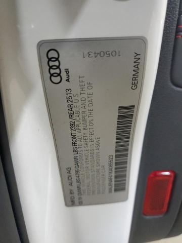 2019 AUDI A4 PREMIUM WAUENAF41KA065523