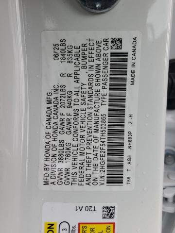 2026 HONDA CIVIC SPOR #3302886908