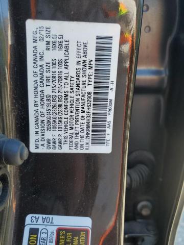 2015 HONDA CR-V LX 2HKRM4H33FH632908