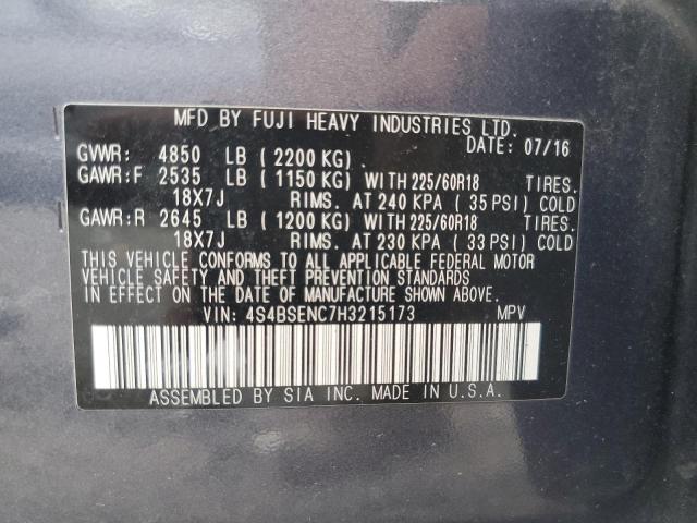 2017 SUBARU OUTBACK 3. 4S4BSENC7H3215173