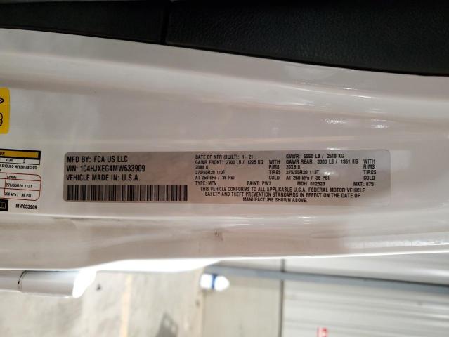 2021 JEEP WRANGLER U 1C4HJXEG4MW633909