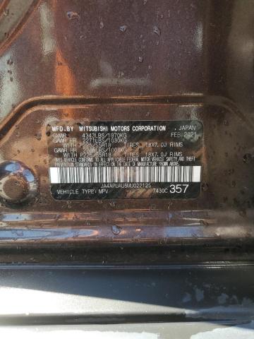 2021 MITSUBISHI OUTLANDER JA4APUAU5MU022125