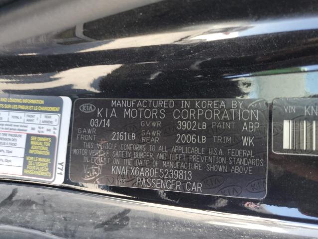 2014 KIA FORTE EX - KNAFX6A80E5239813