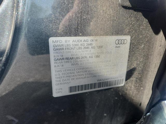 2015 AUDI Q5 PREMIUM WA1LFAFP7FA006770