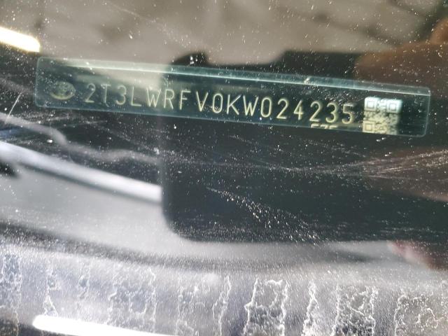 2019 TOYOTA RAV4 LE - 2T3LWRFV0KW024235