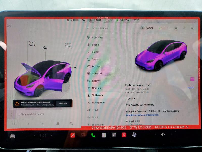 2023 TESLA MODEL Y 7SAYGDEE4PA104108