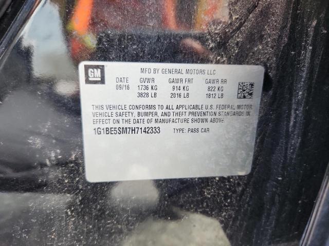 2017 CHEVROLET CRUZE LT - 1G1BE5SM7H7142333