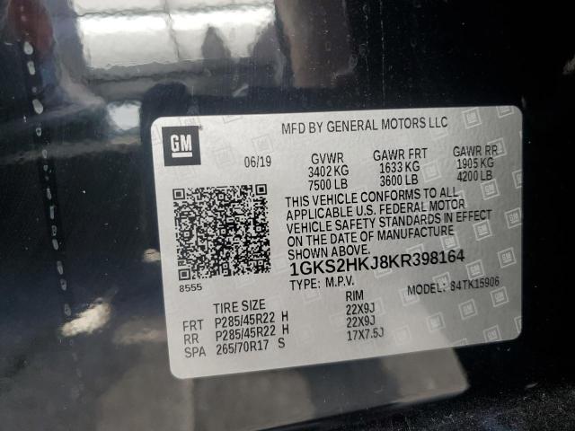 2019 GMC YUKON XL D 1GKS2HKJ8KR398164