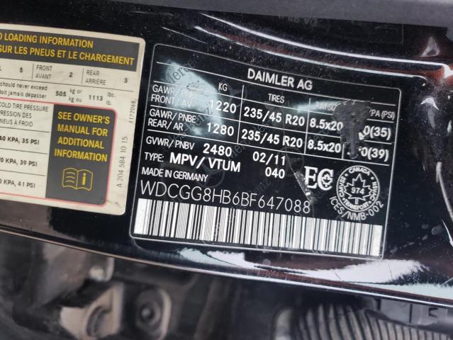 2011 MERCEDES-BENZ GLK 350 4M - WDCGG8HB6BF647088