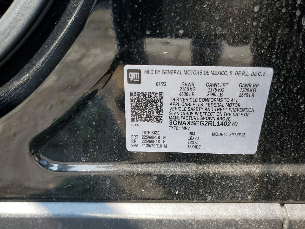 CHEVROLET EQUINOX LS