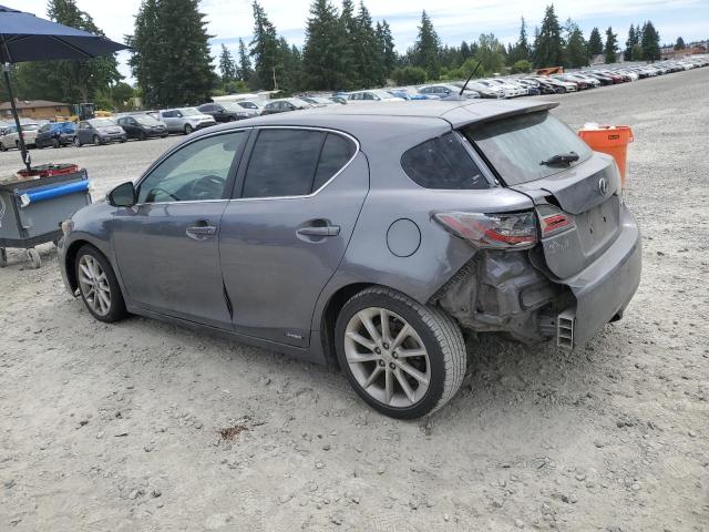 LEXUS CT 200 2013 gray hatchbac hybrid engine JTHKD5BH7D2155912 photo #3